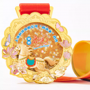 定制马年金属流沙奖牌