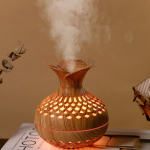 創意木紋花瓶加濕器