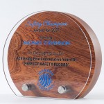 Acrylic Solid Wood Trophy