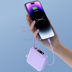 多功能三合一可拆卸插頭移動電源