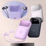 磁吸雙線快充移動電源