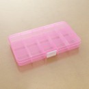 Small 15-Grid Plastic Jewelry Box