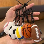 Sports-Themed Keychain