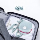 Folding Clothes Hanger With Storage Bag, Travel Clothes Drying Rack