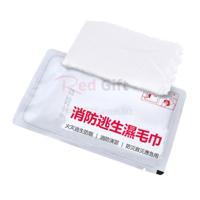 消防一次性濕毛巾應急逃生毛巾消防演習用毛巾