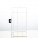 Small 15-Grid Plastic Jewelry Box
