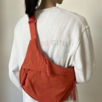 Nylon Crossbody Dumpling Bag