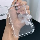 Transparent sliding cover card holder