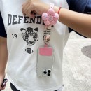 Flower Contrasting Color Mobile Phone Lanyard
