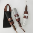 Portable Color-Blocking Plastic Automatic Umbrella