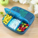 6 Days Plastic Pill Box With Protective Bag