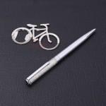 Bicycle key Chain Metal Pen Set