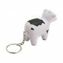 Stress Cow Key Ring