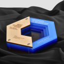 Multi-layer Acrylic Wooden Trophy