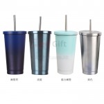 500ML Stainless Steel Coffee Thermos with Straw