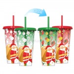 Christmas Cold iscoloration Cup