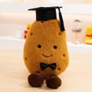 Graduation Peanut and Potato Plush Dolls