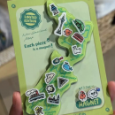 Custom Acrylic Map Fridge Magnets