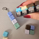 Custom Cat-Shaped Button Stress Relief Toy