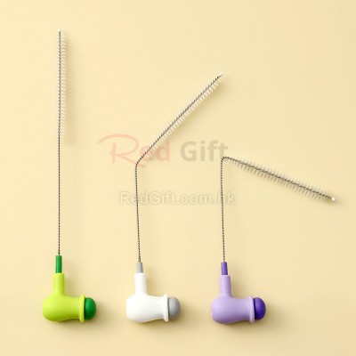 可彎曲豌豆吸管刷