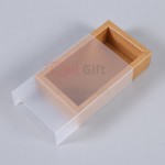 抽屜式磨砂透明禮品盒