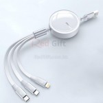 三合一伸縮快充充電線