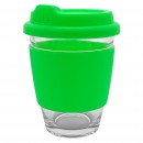 Carlo Glass Coffee Cup - Silicone Band