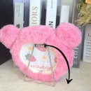 毛絨台式化妝鏡 毛絨台式化妝鏡