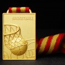 Basketball Metal Medal