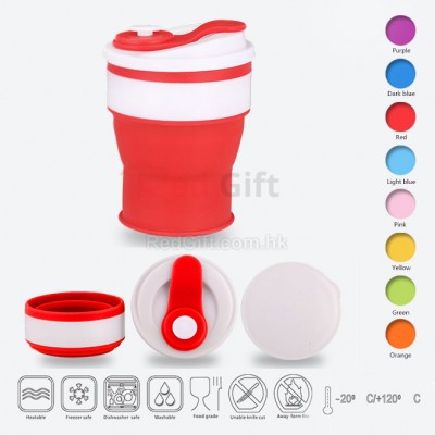 350ML Silicone Collapsible Coffee Cup