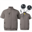 Cooling air - conditioned clothing