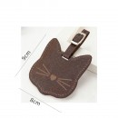 咖啡渣环保猫咪行李牌