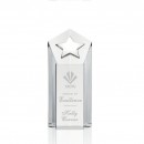 Metal Star Crystal Trophy