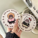 Heat-insulating cup mat