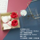 玫瑰花香皂花毛巾禮盒