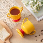 Creative Double-Handled Ceramic Mug