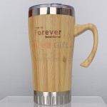 Bamboo Stainless Steel Thermal Mug