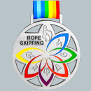 Rope Skipping Metal Medal