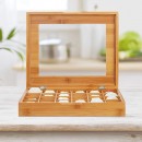 Wooden Capsule Storage Box