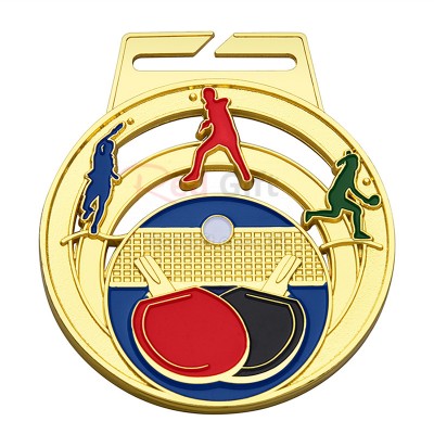 Table Tennis Metal Medal