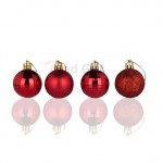 聖誕電鍍塑膠裝飾彩球