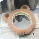 毛絨台式化妝鏡 毛絨台式化妝鏡