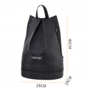 Waterproof backpack with separate wet and dry compartments