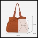 大容量百搭抽繩休閒包