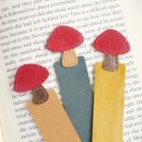 Mushroom Head PU Bookmark