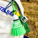 Badminton pendant keychain