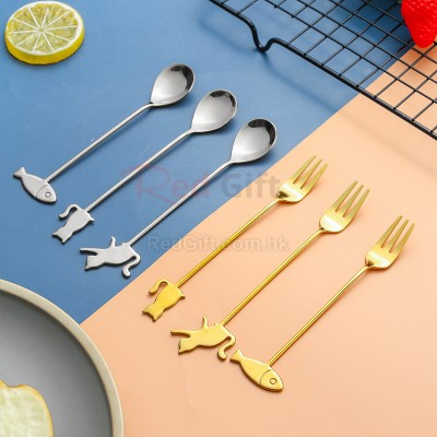 Coffee Spoon Fork Set