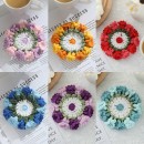 Woven flower cup mat