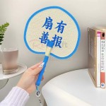 環保編織蒲草扇