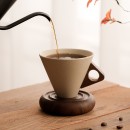 Stoneware Funnel Coffee Cup